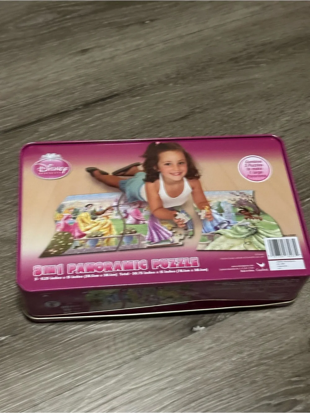 Disney Princess 3 in 1 Panoramic Puzzle (3 Puzzles in 1) - 172 Pieces
